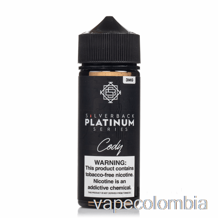 Vape Desechable Cody - Serie Silverback Platinum - 120ml 6mg